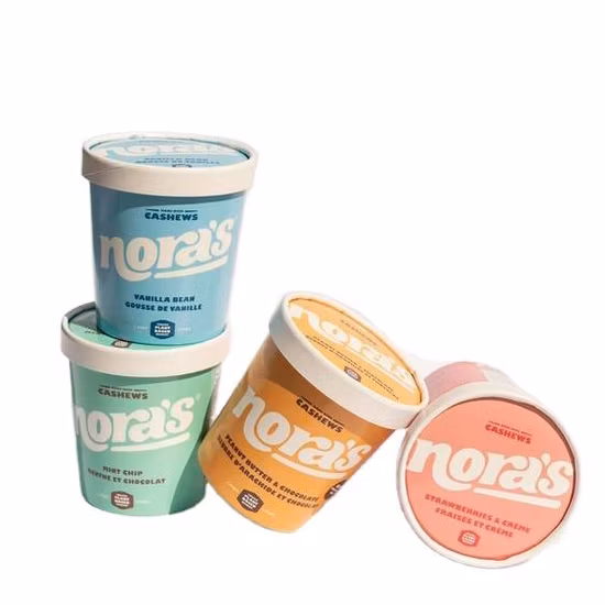 Eco Friendly Biodegrada PE Coating Disposable Frozen Yogurt Paper Ice Cream Cup Bowl with Plastic Paper Lid Free Sample